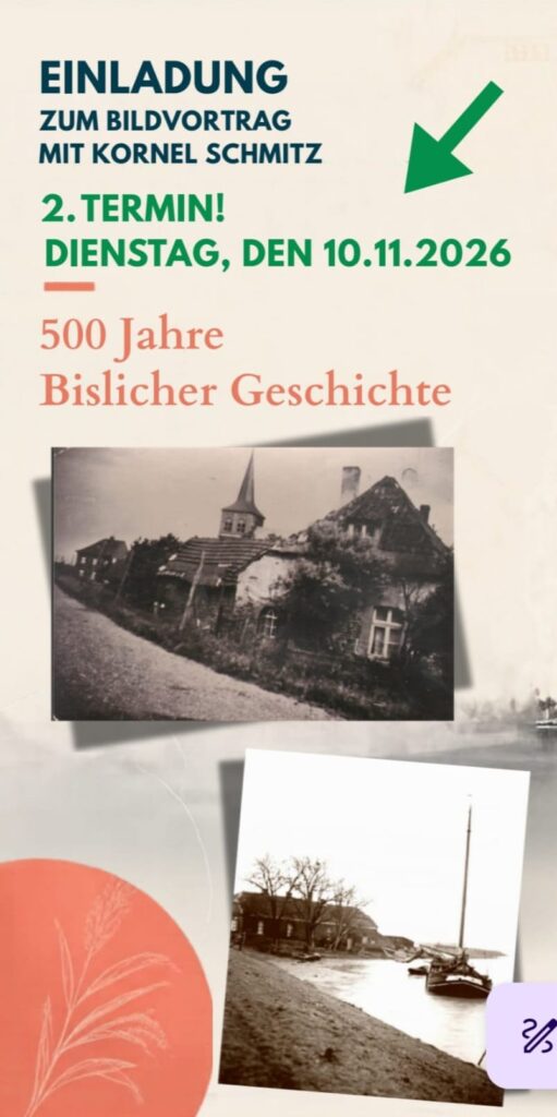 Einladung zu einem Bildvortrag über 500 Jahre bischöfliche Geschichte am Dienstag, den 10.11.2026.